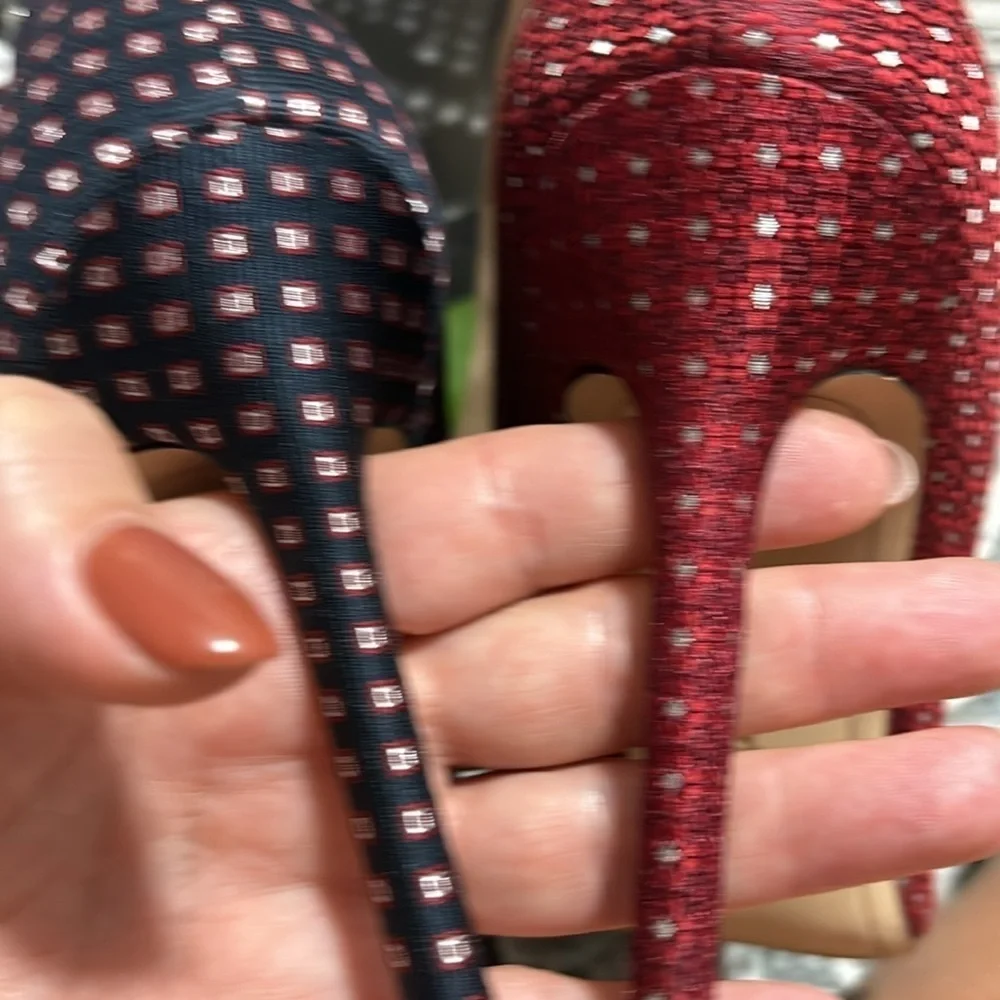 Sam Edelman heels for eve party, rare find, embroidered on front - Picture 8 of 9